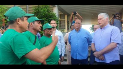 Visita de Díaz-Canel a la Isla de la Juventud