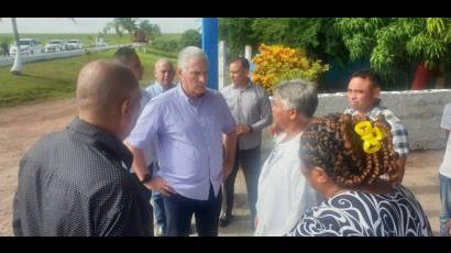 Visita de Díaz-Canel a la Isla de la Juventud