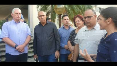 Visita de Díaz-Canel a la Isla de la Juventud