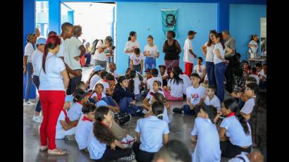 Asamblea Nacional por el 64 aniversario de la Organización de Pioneros José Martí (OPJM).