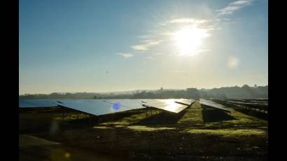 Parque solar fotovoltaico en Holguín