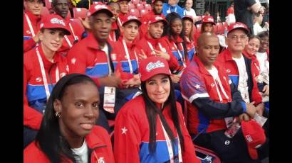 Delegación cubana que asiste a las Sordolimpiadas