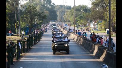 Homenaje a los combatientes cubanos