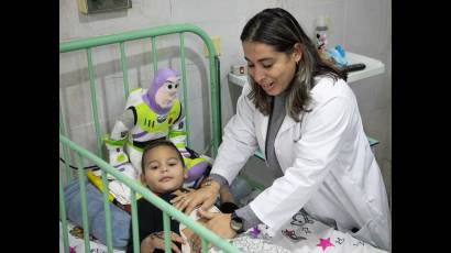 Sala de Oncopediatría del Instituto Nacional de Oncología y Radiobiología de Cuba 