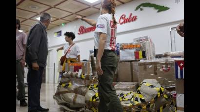 Reciben en La Habana a integrantes del Convoy Nuestra América.