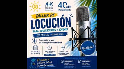 Excelente oportunidad para adolescentes y jóvenes 