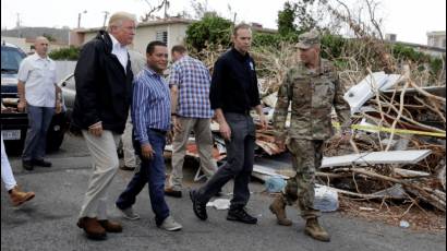 Donald Trump en Puerto Rico