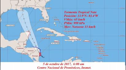 Tormenta Tropocal Nate