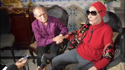 Alicia Alonso and Oscar López