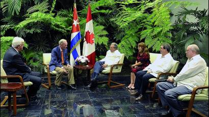 Visita Ex Ministro de Canada