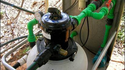 Equipo para bombear agua.