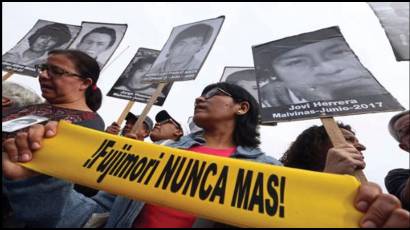 Protestas en Guatemala contra Fujimori