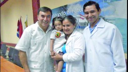 Una familia de médicos bolivianos