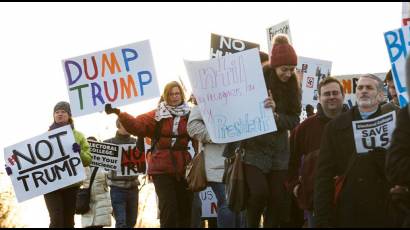 Múltiples manifestaciones en varios países contra declaraciones del jefe de la Casa Blanca