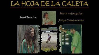 Cartel de filme cubano La Hoja de la Caleta