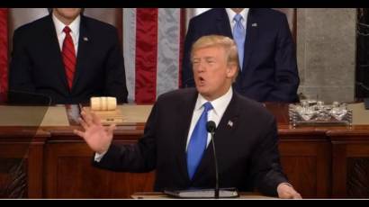 Discurso de Donald Trump sobre Estado de la Unión.