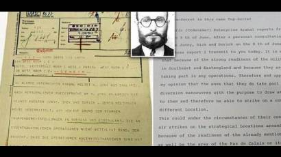 Mensaje de un espía nazi en Londres que revela cómo Hitler fue engañado