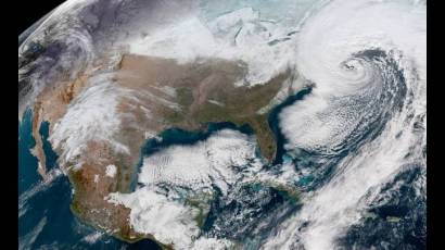 Estados Unidos se ha visto afectado por un temporal de viento, nieve y heladas debido a una bomba ciclónica provocada por una bombogénesis