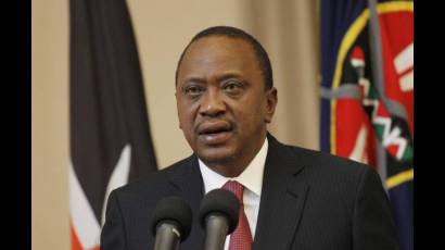 Uhuru Muigai Kenyatta es el presidente de Kenya desde 2013 y el máximo dirigente del partido político Unión Nacional Africana