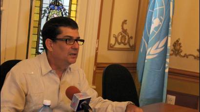 Fermín Quiñones Sánchez, presidente de la Asociación Cubana de las Naciones Unidas (ACNU)