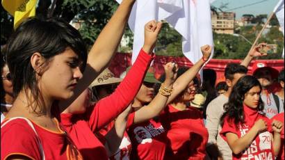 ¡Bom Dia Lula!, el saludo de cada mañana y grito de resistencia en el Campamento Lula Livre.