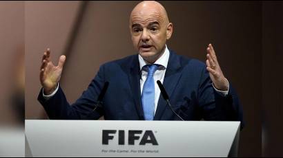 El presidente de la FIFA Gianni Infantino