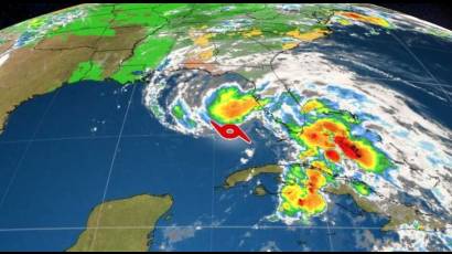 Tormenta subtropical Alberto se intensifica sobre el Golfo de México