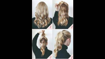 Peinado rápido y sencillo