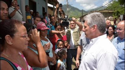 Recibió el Cobre  Presidente Díaz-Canel