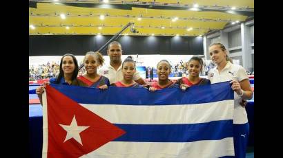 La cubanitas ganan en gimnasia