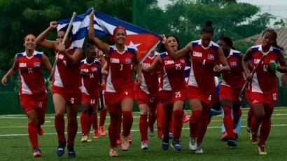 El equipo femenino de hockey