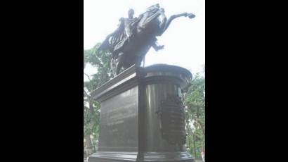 Estatua de Bolívar en Caracas
