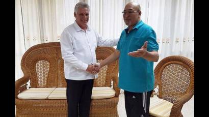 Dialogó Díaz-Canel con Presidente de Surinam