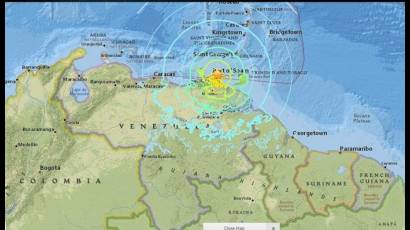 Perceptible terremoto en Venezuela
