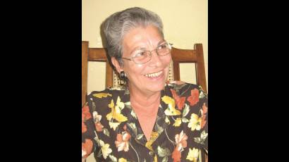 Sonnia Labrada recuerda con emoción  cuando Cuba se declaró territorio libre de analfabetismo.