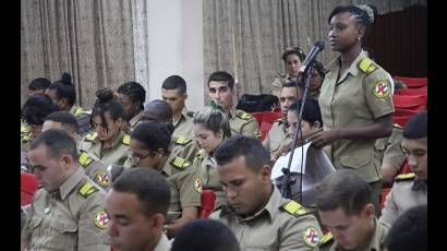 Los jóvenes cadetes