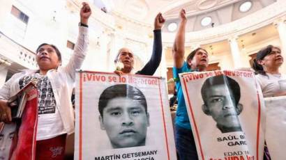 Marchas para reclamar una resolución a la desaparición de los 43 estudiantes mexicanos