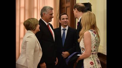 Encuentro de Díaz-Canel con congresistas estadounidenses