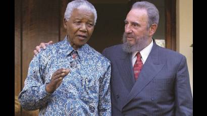 Fidel y Mandela