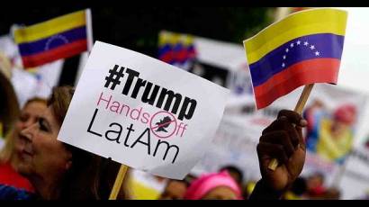venezuela trump hands off latin america