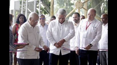 Díaz-Canel en FIHAV 2018