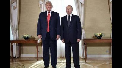 Vladimir Putin y Donald Trump