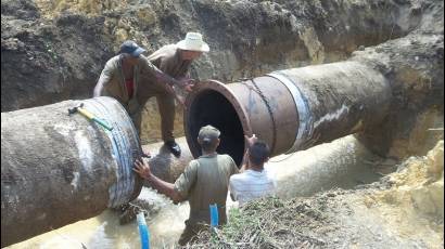 Servicio de abasto de agua en Cienfuegos