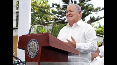 Salvador Sánchez Cerén, presidente de la República de El Salvador