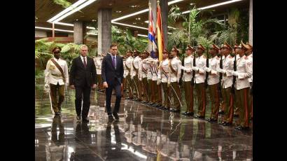 Pedro Sánchez en Cuba