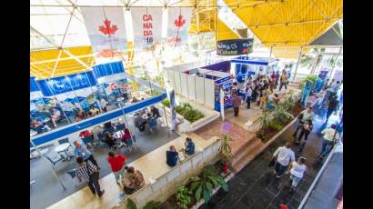 Pabellón de Canadá en FIHAV 2018.