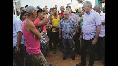 Díaz-Canel en Baracoa