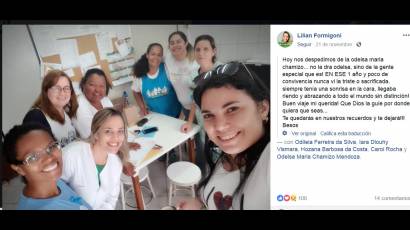 Los más necesitados son quienes más añorarán la presencia de los médicos cubanos.