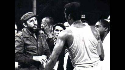 Fidel y Stevenson.