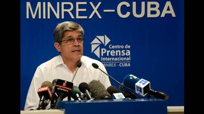 Carlos Fernández de Cossío, director general para Estados Unidos en el Minrex
